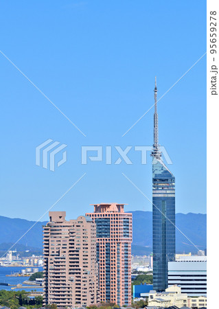 福岡市の風景　福岡タワー 95659278