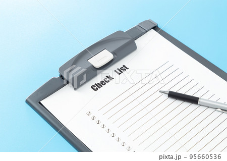 チェックリスト ブルーバック チェックリスト ブルーバック 95660536