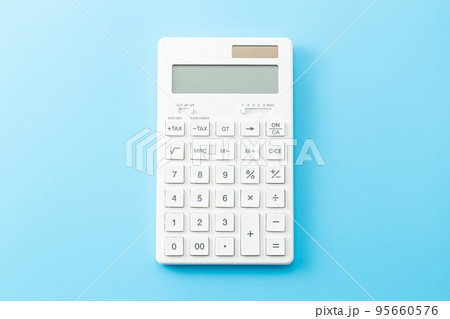 電卓　ブルーバック 95660576