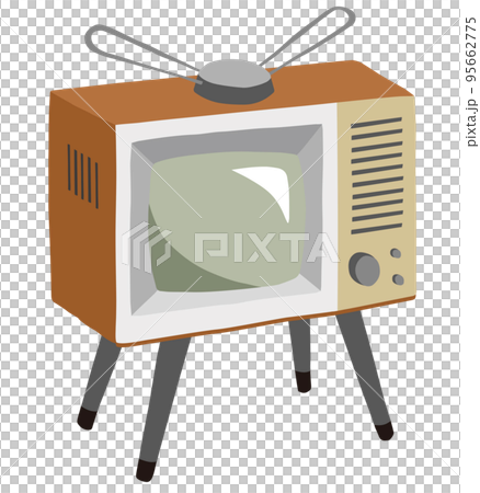 昭和レトロ家電　テレビ(足付き) 95662775