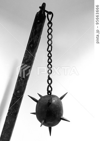 Flail with spiked ball Flail with spiked ball 95663666
