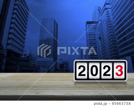 Happy new year 2023 cover concept 95663738