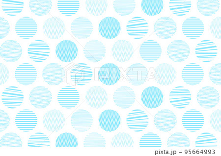 水玉模様のイラスト背景 95664993