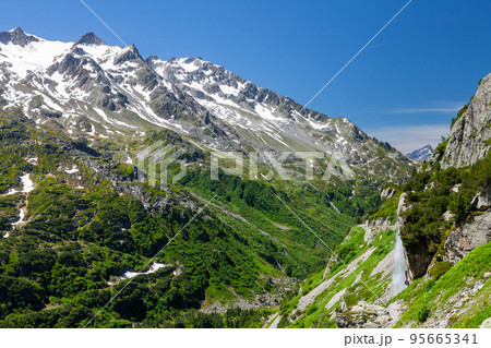 Panoramic view of mountains Panoramic view of mountains 95665341