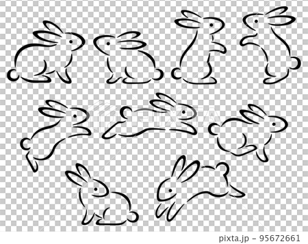 うさぎ絵 初めまして。 イラストレーターしている しず華＊ です