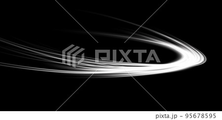 Abstract light lines of movement and speed in white. Light everyday glowing effect. semicircular wave, light trail curve swirl, car headlights, incandescent optical fiber png. Abstract light lines of movement and speed in white. Light everyday glowing effect. semicircular wave, light trail curve swirl, car headlights, incandescent optical fiber png. 95678595