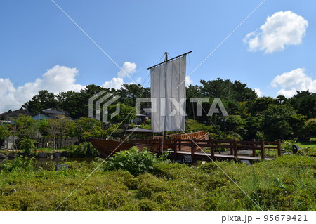 千石船(北前船)日和山公園 日本遺産 千石船(北前船)日和山公園 日本遺産 95679421