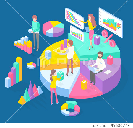 Infographics, isometric 3d charts, pie charts, graphics, pyramids, diagrams, visual presentation Infographics, isometric 3d charts, pie charts, graphics, pyramids, diagrams, visual presentation 95680773