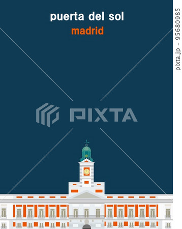 プエルタ・デル・ソル　puerta　del　sol　マドリード　madrid　スペイン　spain 95680985