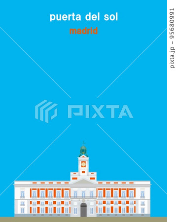 プエルタ・デル・ソル　puerta　del　sol　マドリード　madrid　スペイン　spain 95680991