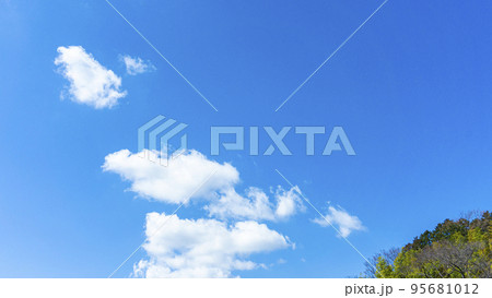 青空と雲の風景素材 青空と雲の風景素材 95681012
