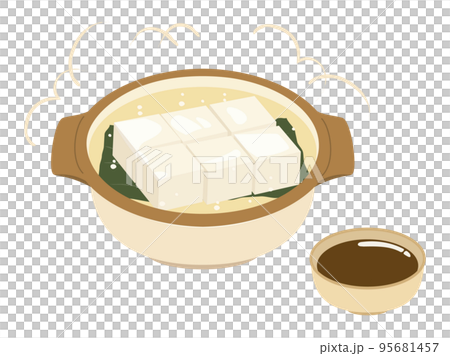 靈感來自湯豆腐版的醬汁插畫 95681457