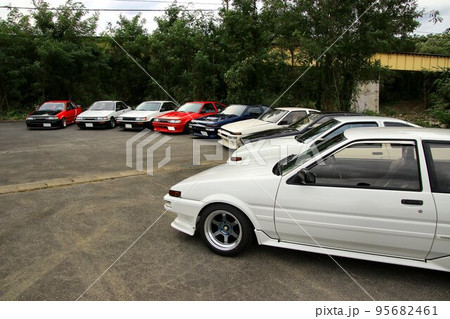 芋煮会に集まったAE86(ハチロク) 95682461