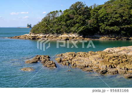 長崎県九十九島の海 95683166