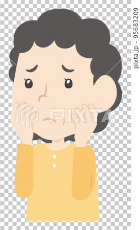 困った60代女性 95683209
