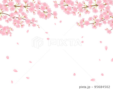 満開の桜_フレーム 95684502