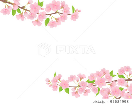 葉桜のフレーム 95684998