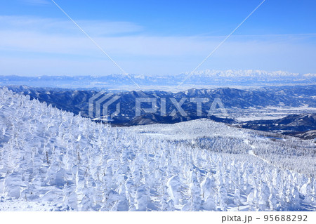 山形県　蔵王の樹氷 95688292