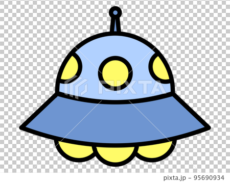 飛碟插畫素材 95690934