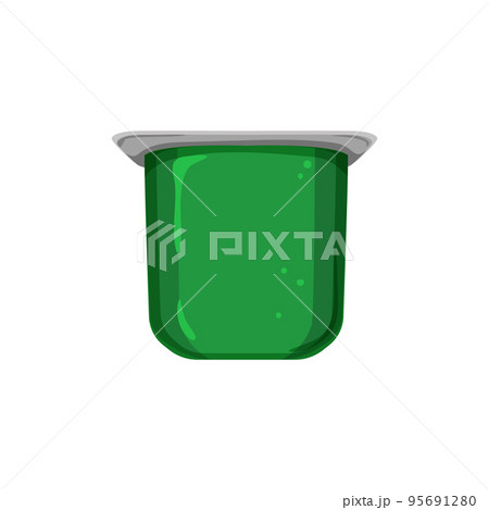 food yogurt package cartoon vector illustration 95691280