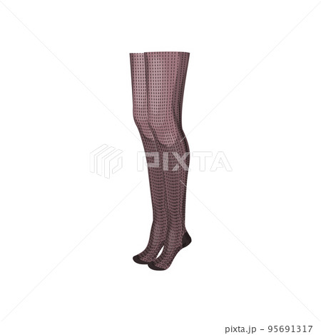 beauty tights female cartoon vector illustration 95691317