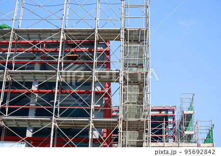 工場の建設 鉄骨 工場の建設 鉄骨 95692842