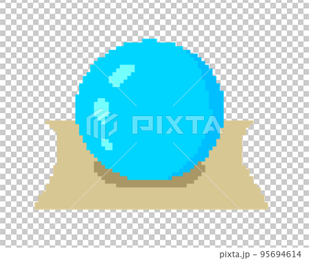 Crystal ball _ dot picture 95694614