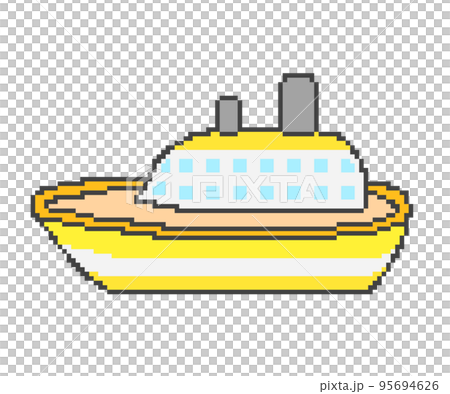 黃色船_點圖片 95694626