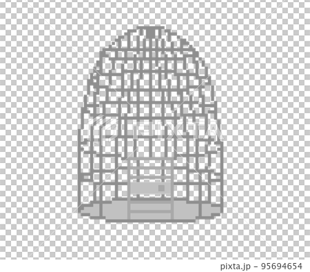 Dot picture _ bird cage 95694654