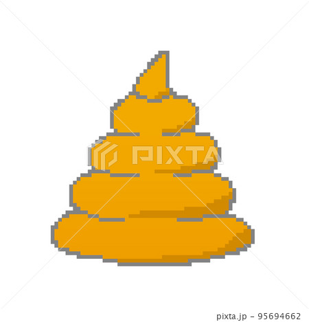 ドット絵のうんこ素材 95694662