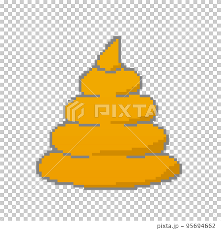 ドット絵のうんこ素材 95694662