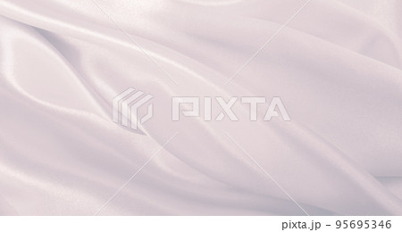 Smooth elegant pink silk or satin texture as wedding background. Luxurious background design 95695346
