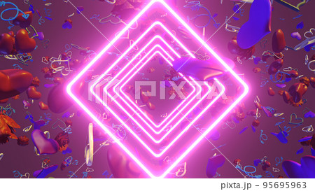 3D illustration Background for advertising and wallpaper in festival  and celebrate scene. 3D rendering in decorative concept. 95695963