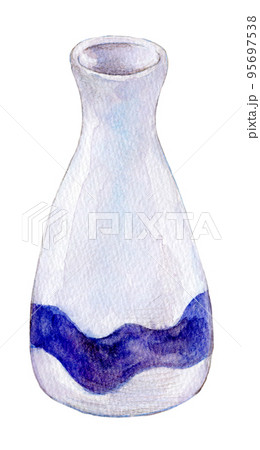 水彩イラスト 徳利 日本酒 吟醸 水彩イラスト 徳利 日本酒 吟醸 95697538