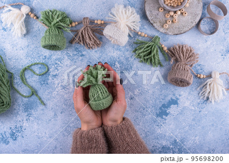 Hand made Christmas boho style garland 95698200