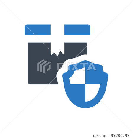 Package insurance icon 95700293
