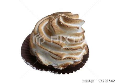On a white background is a delicious cake, isolate food. On a white background is a delicious cake, isolate food. 95701562