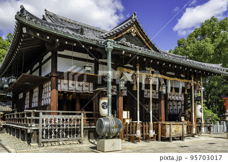 姫路　射楯兵主神社　播磨国総社　拝殿　兵庫県姫路市 95703017