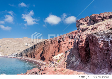 Beautiful view of Santorini Island in Greece 95704998