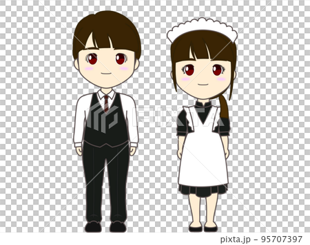 Café clerk TU style Café clerk TU style 95707397
