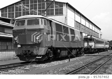 鉄道　国鉄　JR　列車　機関車　DD54 　 DL  　福知山機関区　　31 95707402