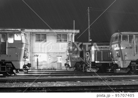 鉄道　国鉄　JR　列車　機関車　DD54 　 DL  　福知山機関区　　播但線　　和田山支区 95707405