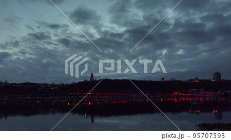 Power cuts in Kyiv after fresh missiles attacks on grid by Russia. October 2022 95707593