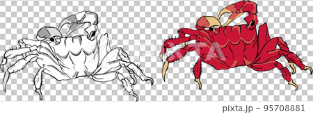 浮世絵　カニ　その2 95708881