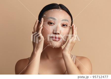 beautiful woman mask