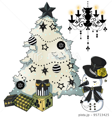 gothic christmas tree decorations