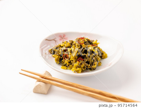 高菜の漬物 ( めんたい高菜 ) つけもの 辛子高菜 高菜の漬物 ( めんたい高菜 ) つけもの 辛子高菜 95714564