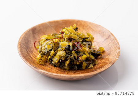 高菜の漬物 ( めんたい高菜 ) つけもの　辛子高菜 95714579
