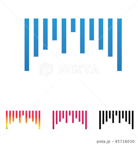 music logo icon vector design illustration template 95716030