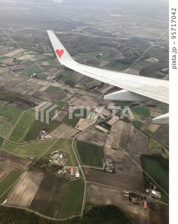上空からの北海道の景色 95717042